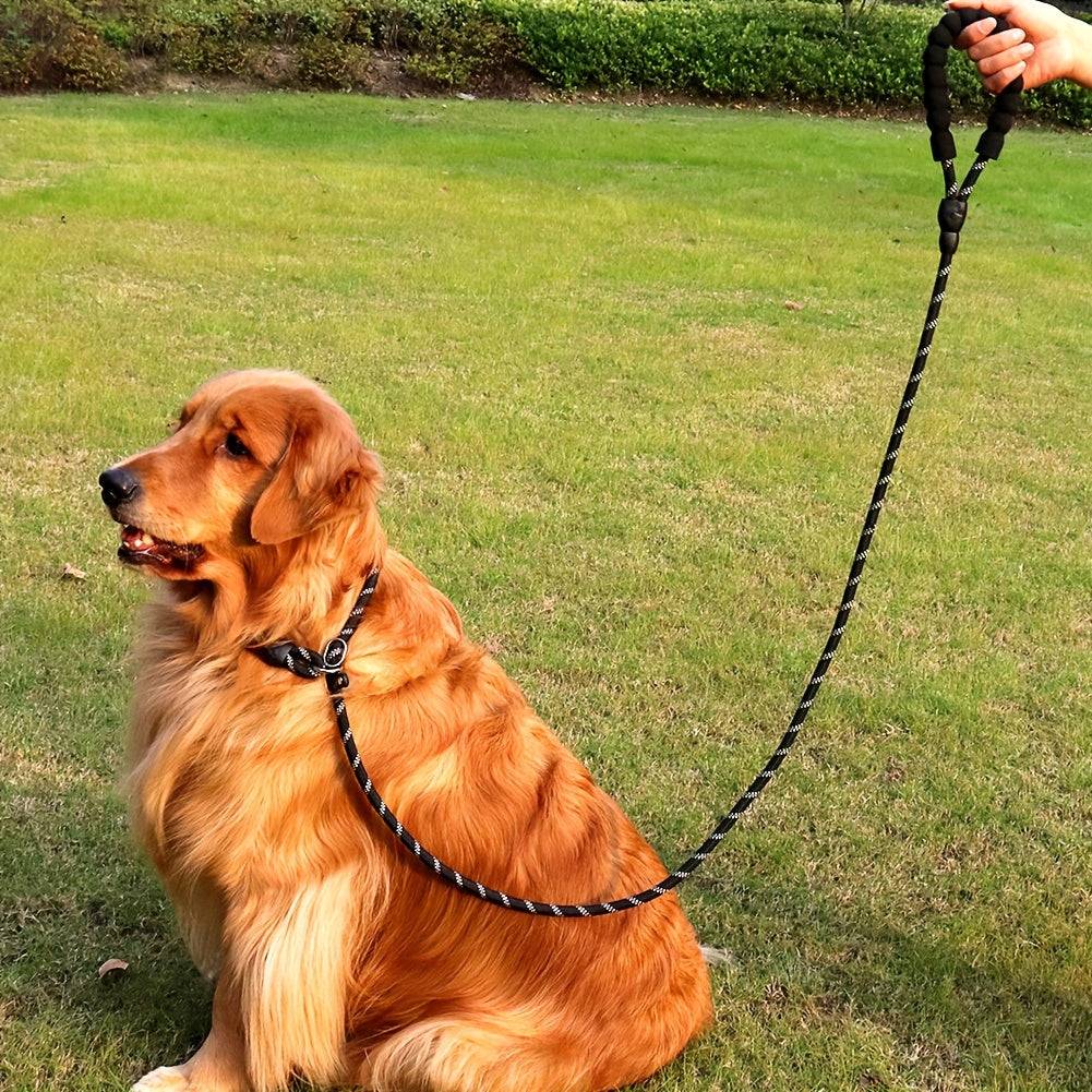 Reflective Dog Leash with Padded Handle – Adjustable and Durable for All Dogs
