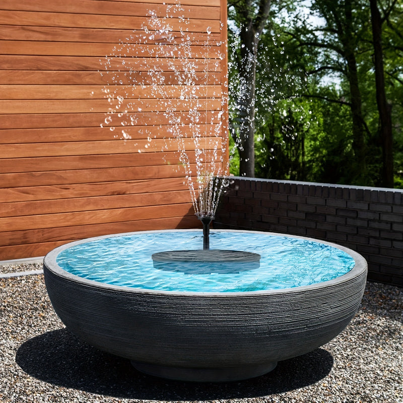 Floating Solar Water Fountain – Eco-Friendly Garden and Pond Feature