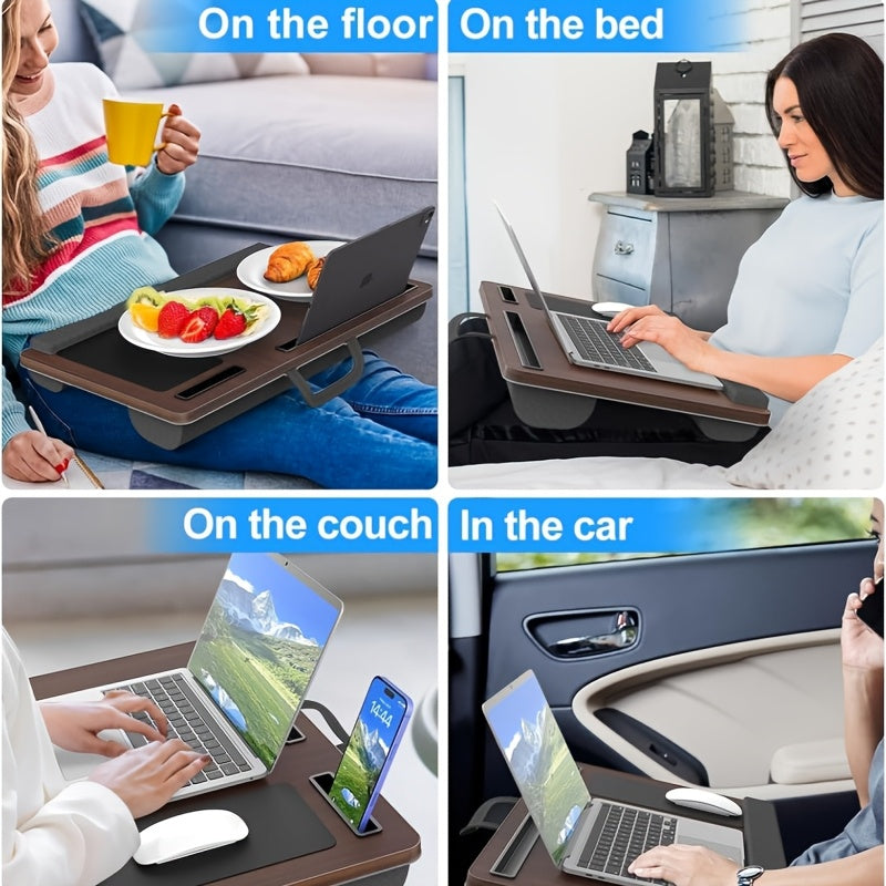 WorkEase Laptop Desk – Comfortable Working Wherever You Want