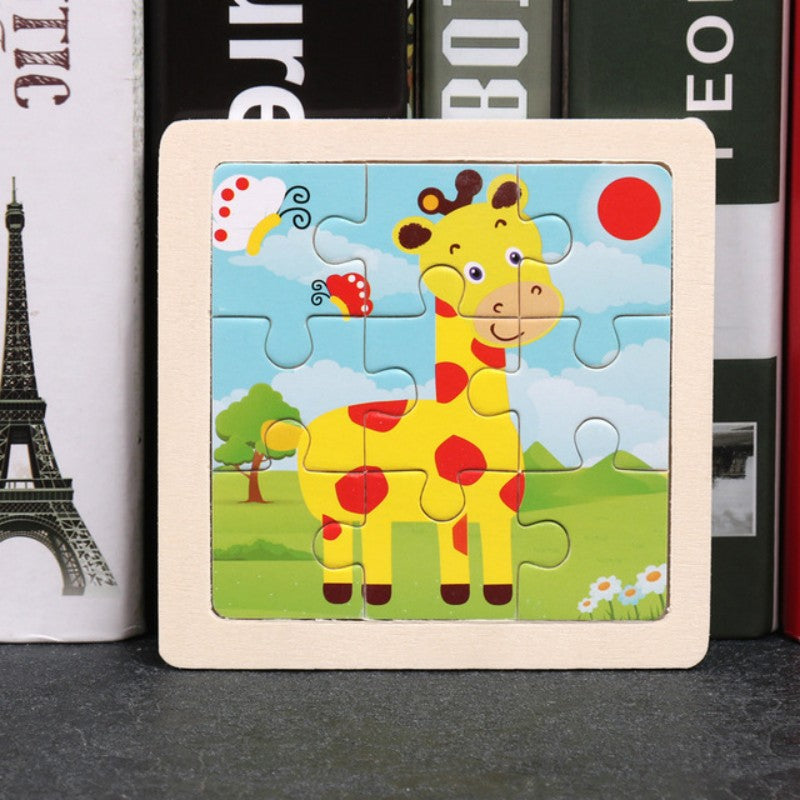 Educational Wooden Puzzle – For Young Explorers