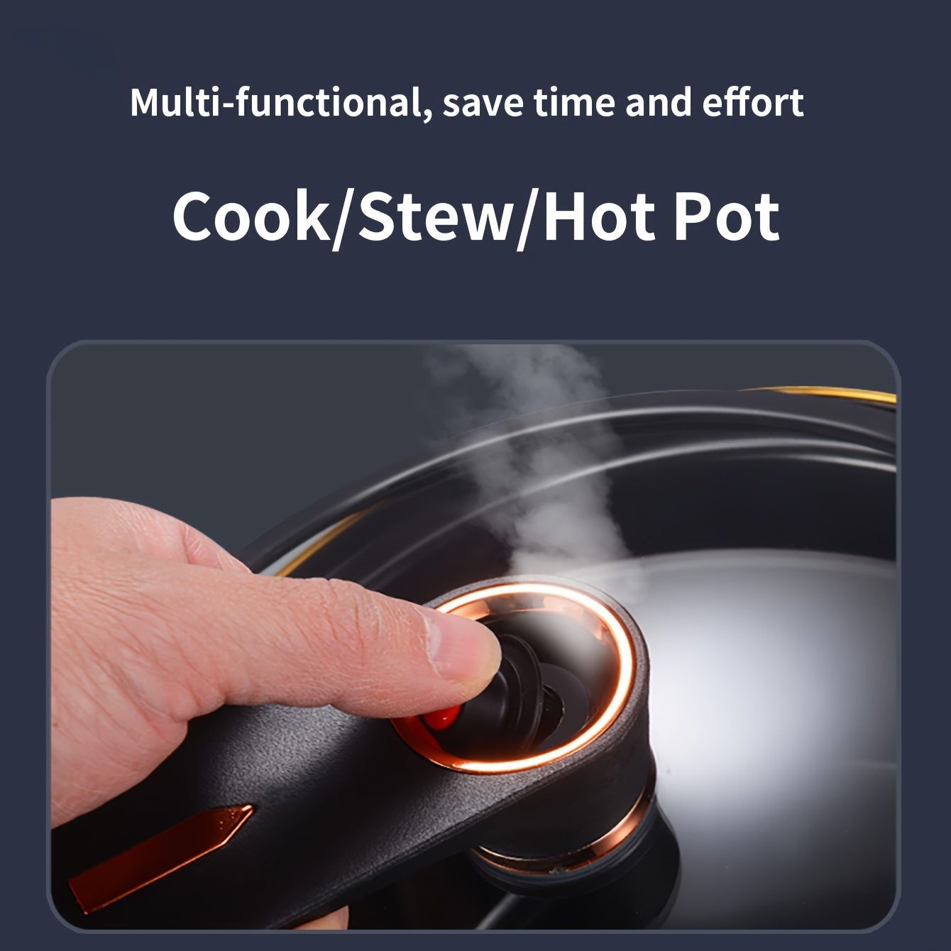 Multifunctional Soup and Cooking Pot – 7L Capacity, Suitable for Induction and Gas Stoves