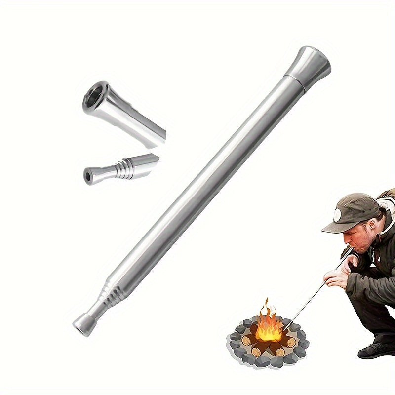 Telescopic Fire Blower Pipe - Handy and Durable for Outdoor Fire
