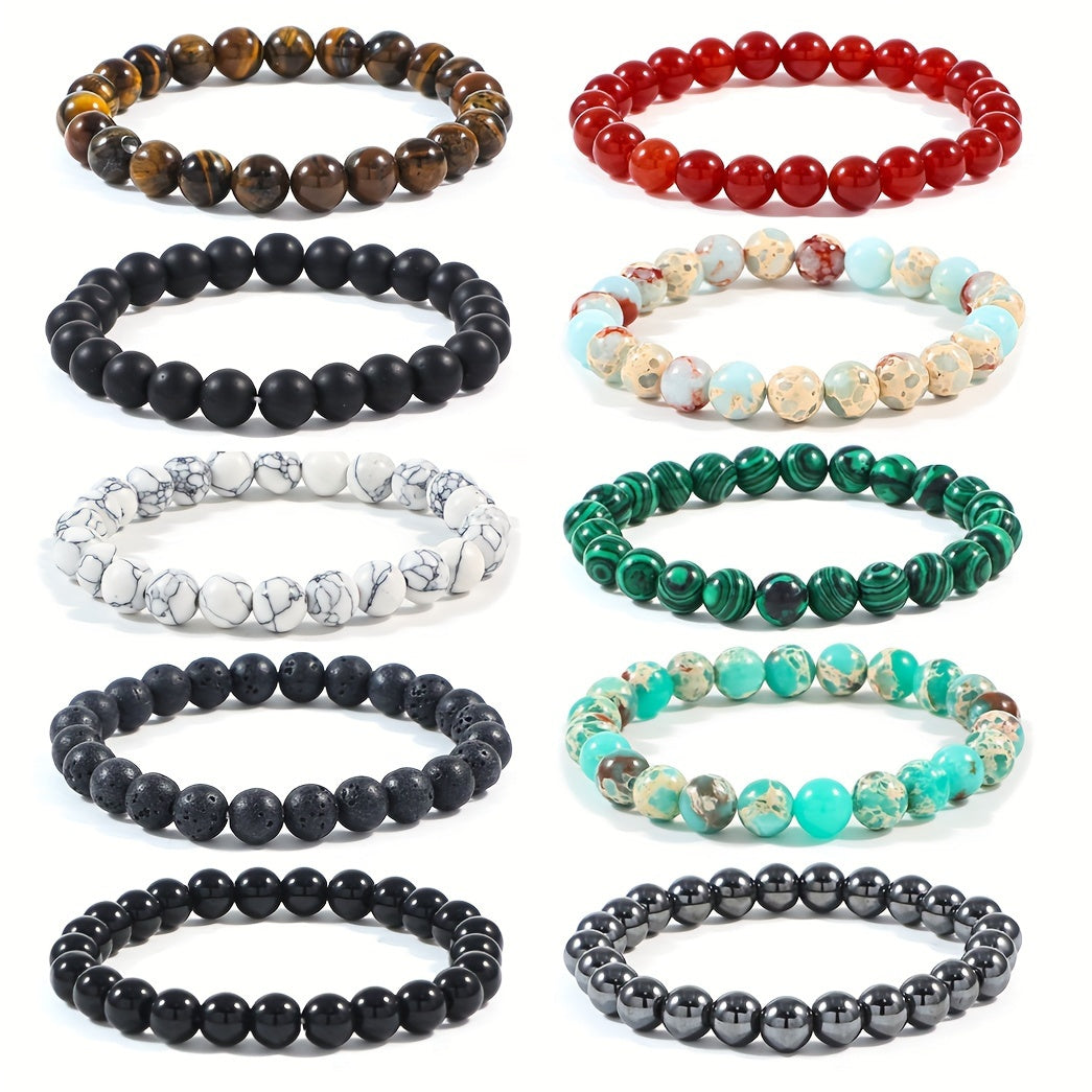 Colorful Natural Stone Bracelets - For a Stylish Flair