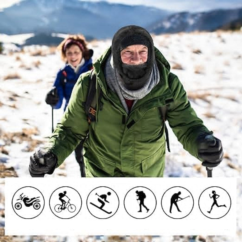 ArcticShield 3-in-1 Winter Hat – Warm, Windproof, and Multifunctional