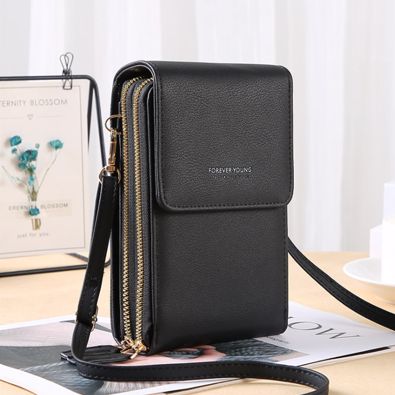 Touchscreen Phone Bag with Wallet Function – Compact Crossbody for Daily Use