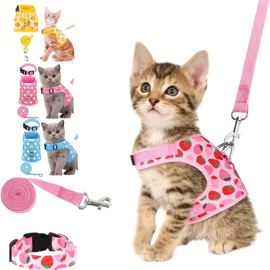 KittyComfort Harness Set - For Cozy Walks and Adventures