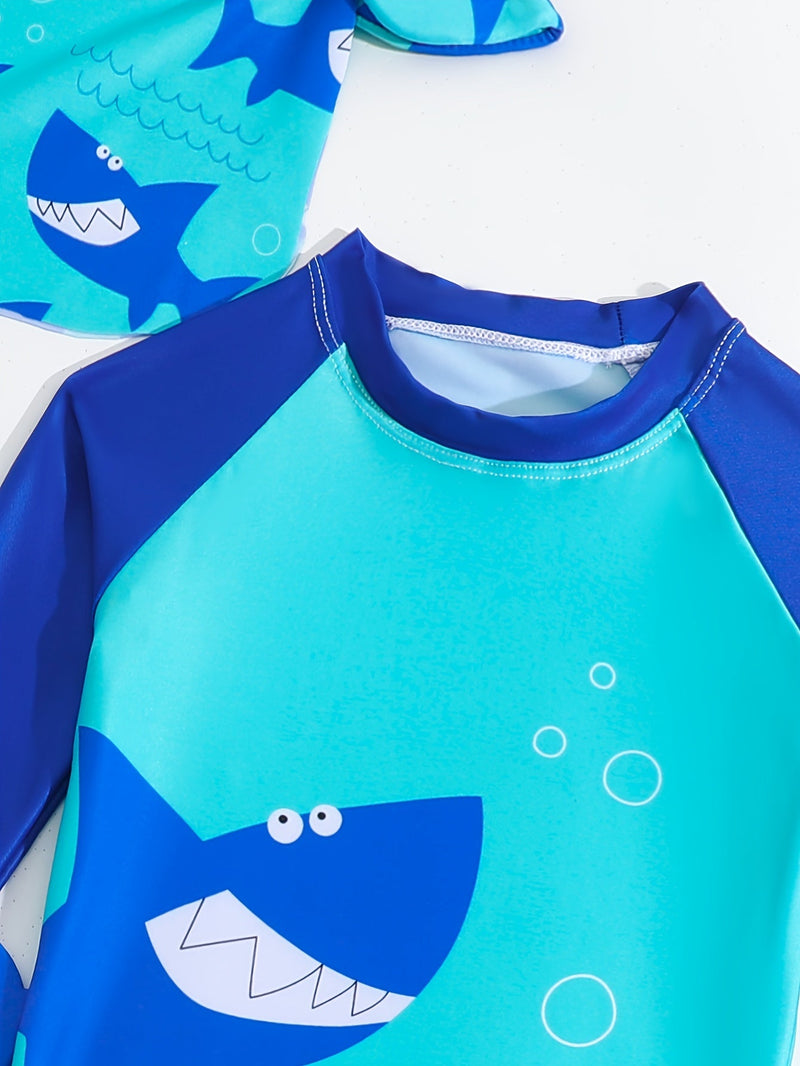 Shark Swim Set 3-Piece for Boys – Comfortable & Protective in the Sun