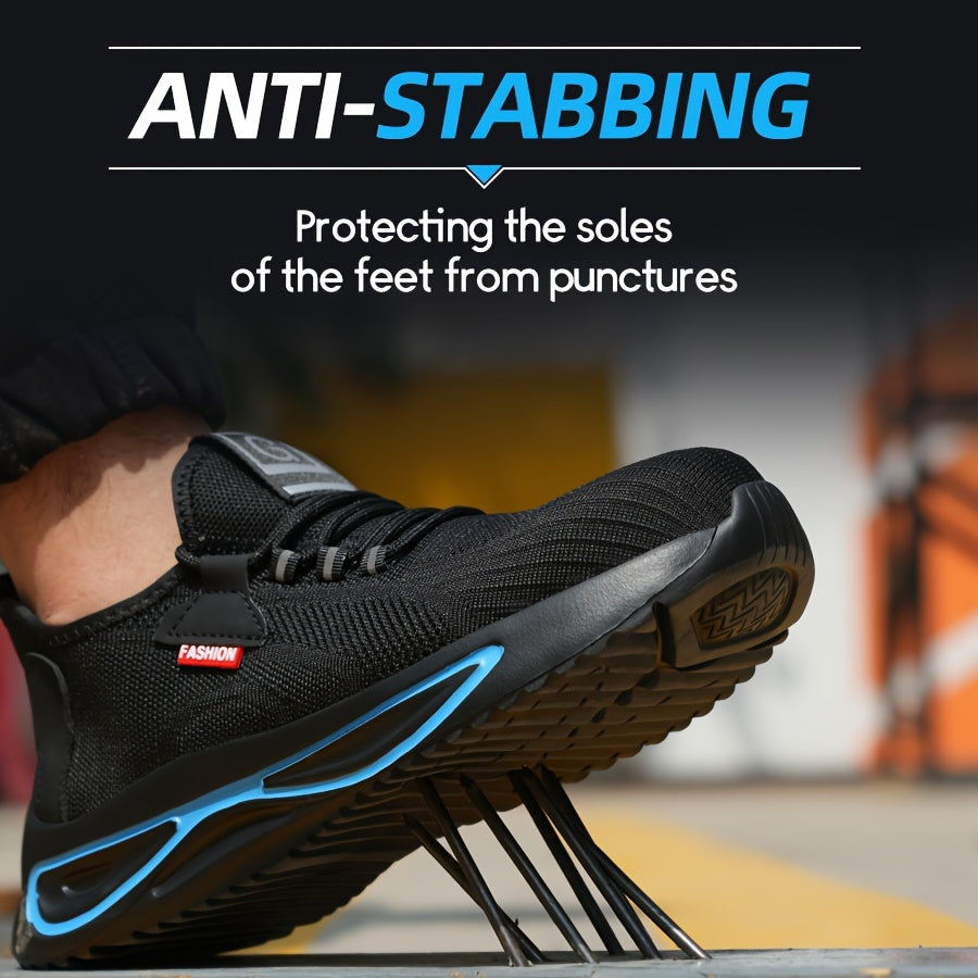 Men’s Lightweight Safety Shoes – Breathable with Steel Toe Protection