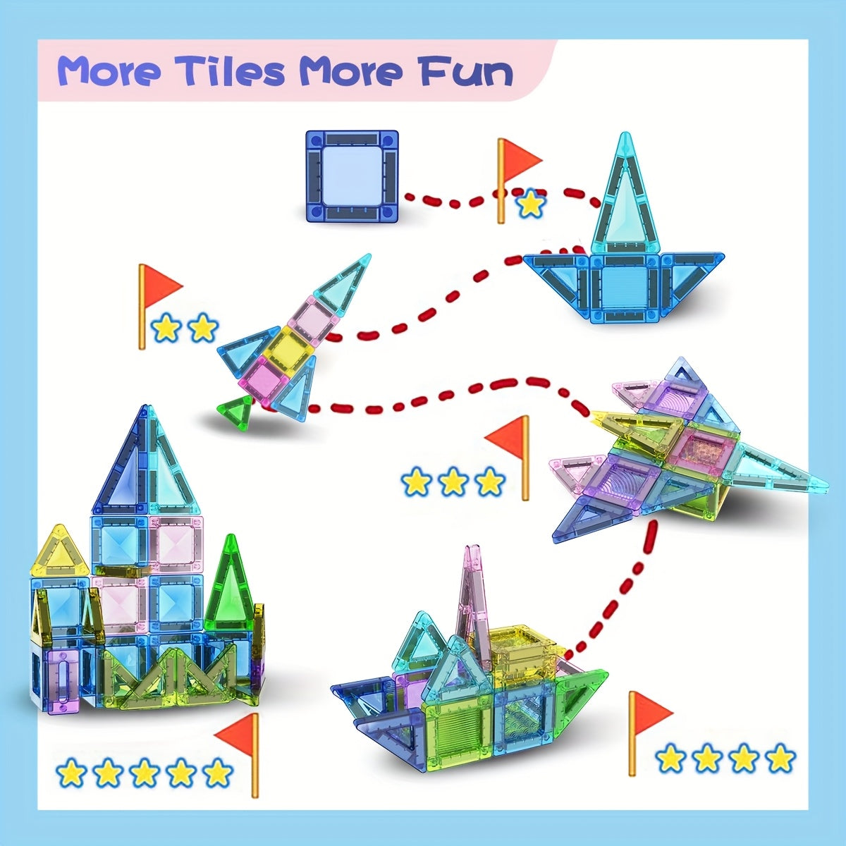 Mini Magnetic Building Blocks Set – Compact and Versatile Play Fun
