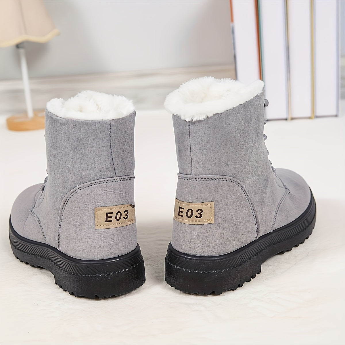 Ladies Stylish Winter Ankle Boots - Keep Your Feet Warm and Comfortable