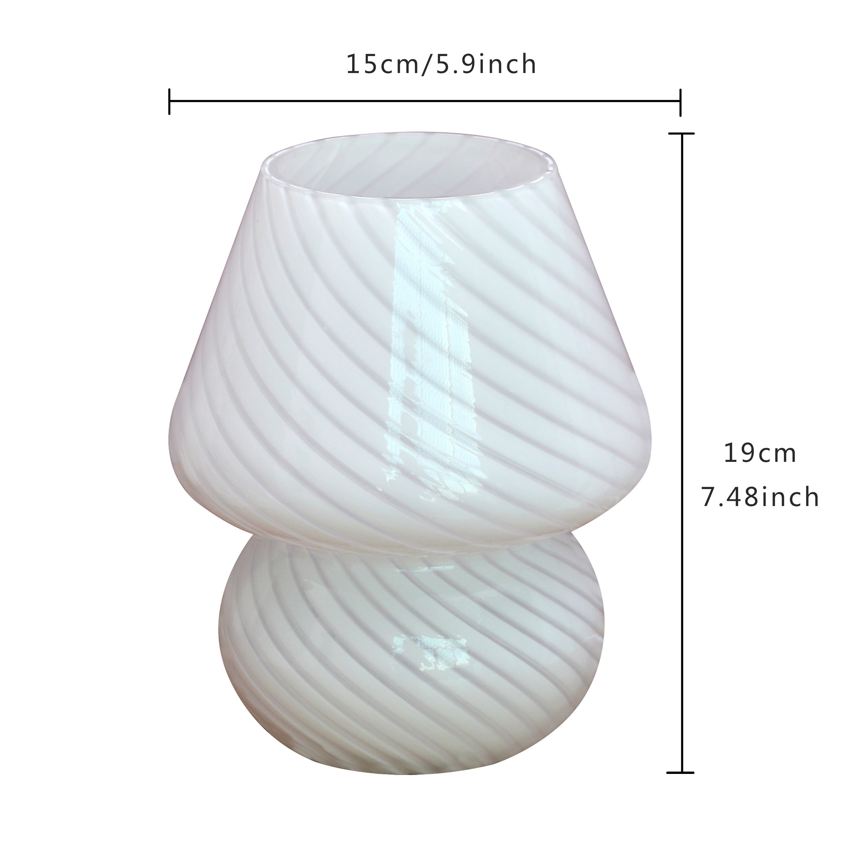 Striped Table Lamp - Atmospheric and Timeless Design