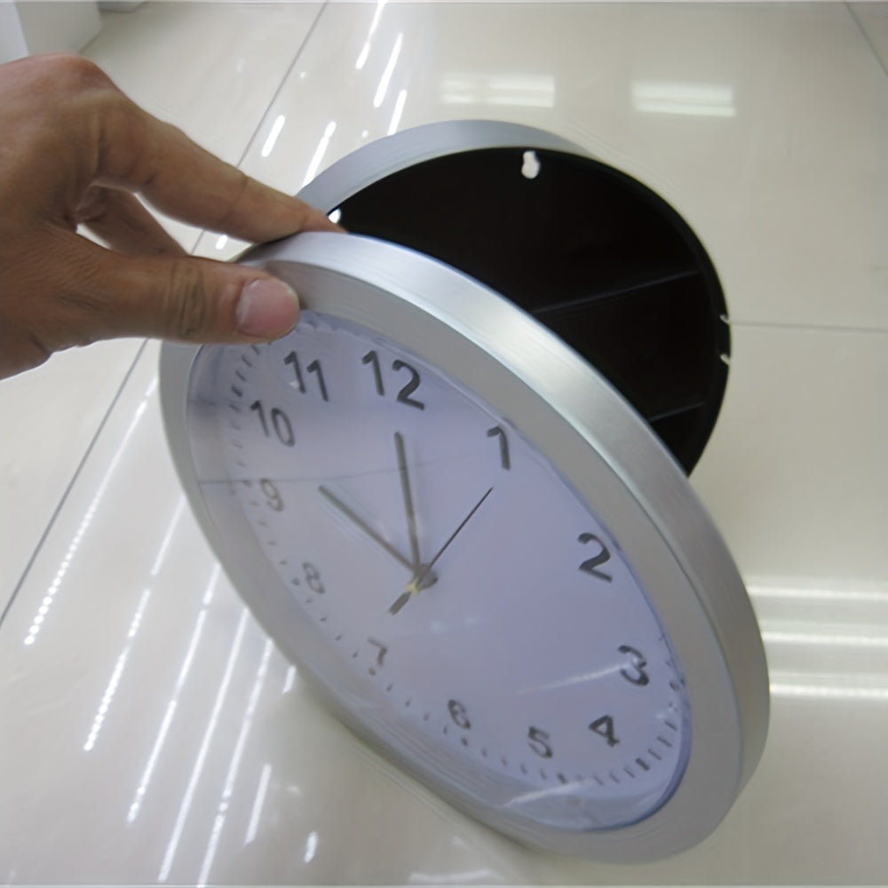 Wall Clock with Secret Storage Compartment – Practical and Discreet