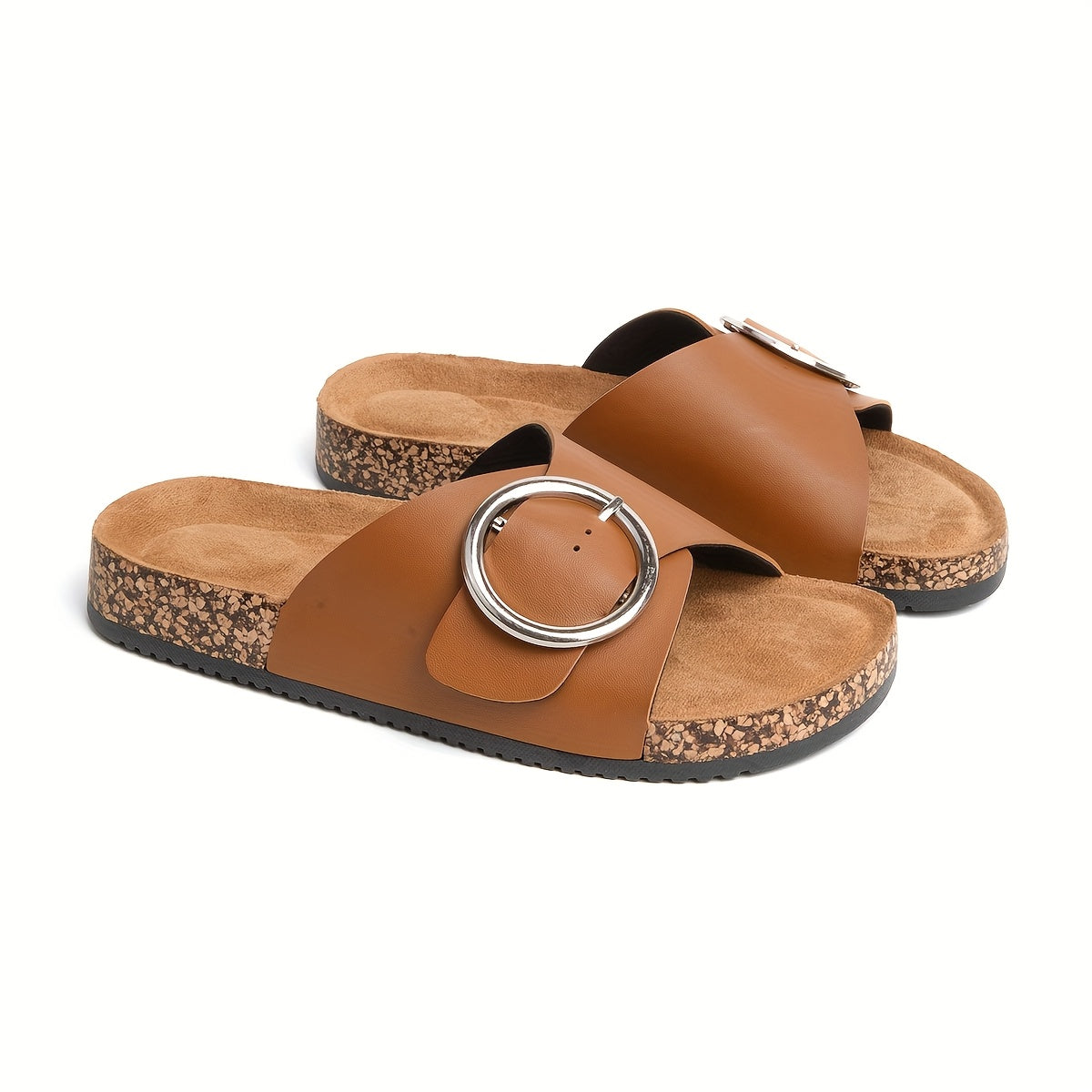 Modern Women's Sandals with Metal Buckle – Comfortable and Stylish for Every Season