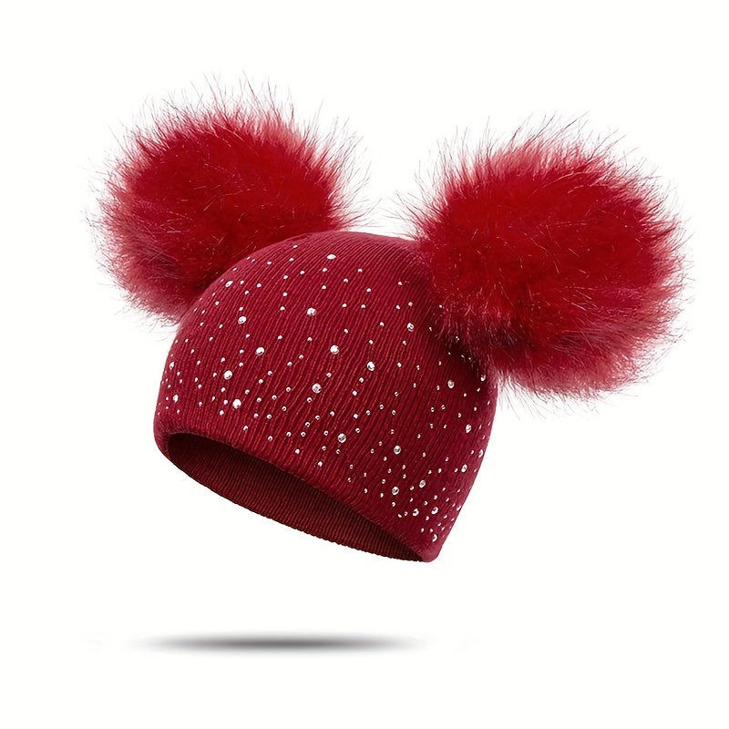 Lily Girls Pompon Hat - Playful and Warm for the Winter Months
