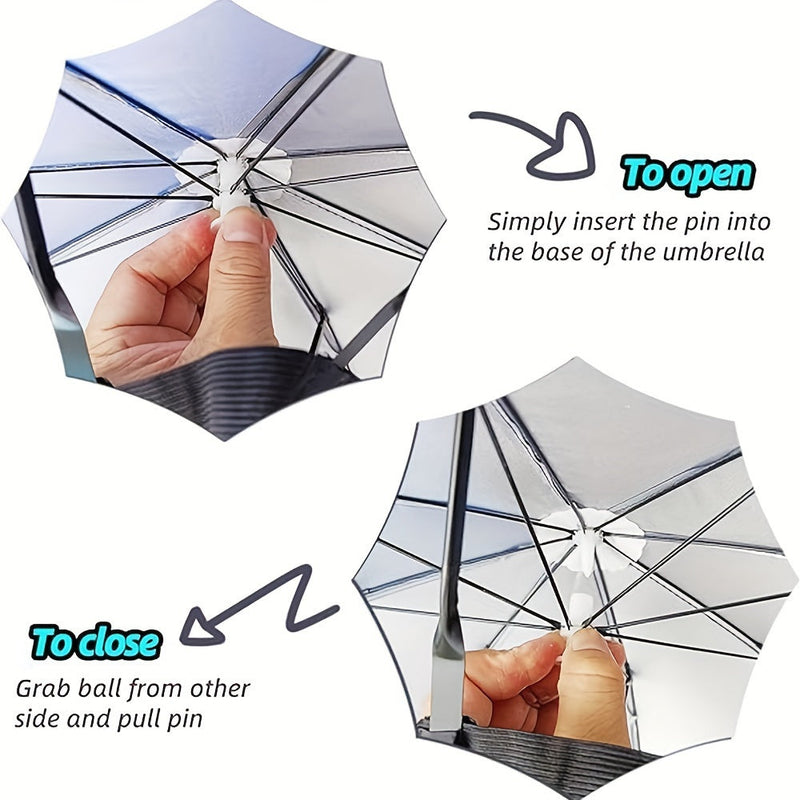SunShade Umbrella Hat – Lightweight, UV-Protective, and Hands-Free