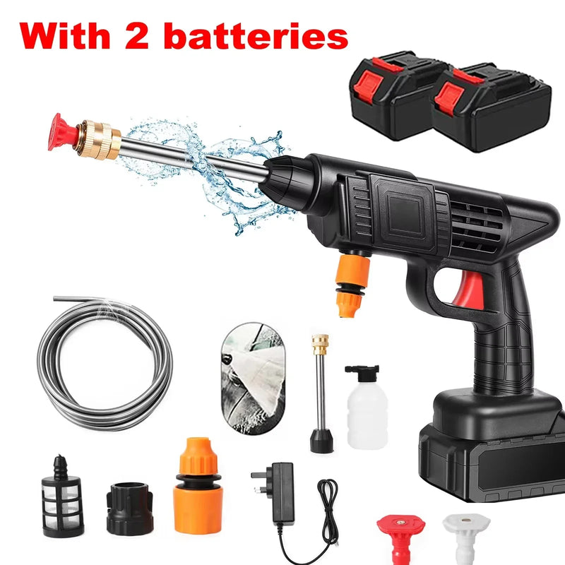 Wireless High-Pressure Cleaner – Powerful Cleaning with Lithium Battery and Convenient Functionality