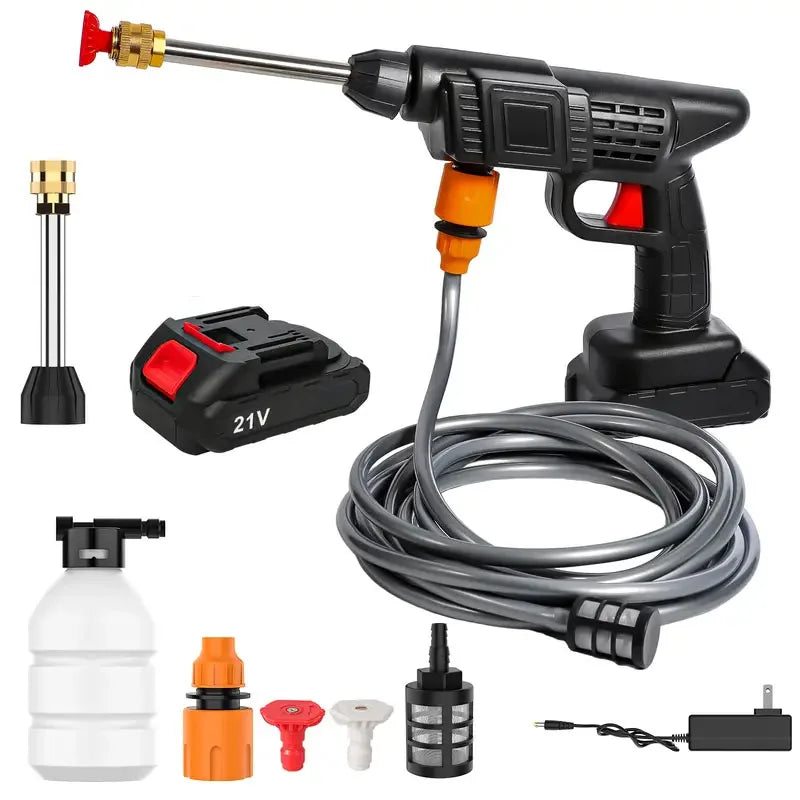 Wireless High-Pressure Cleaner – Powerful Cleaning with Lithium Battery and Convenient Functionality