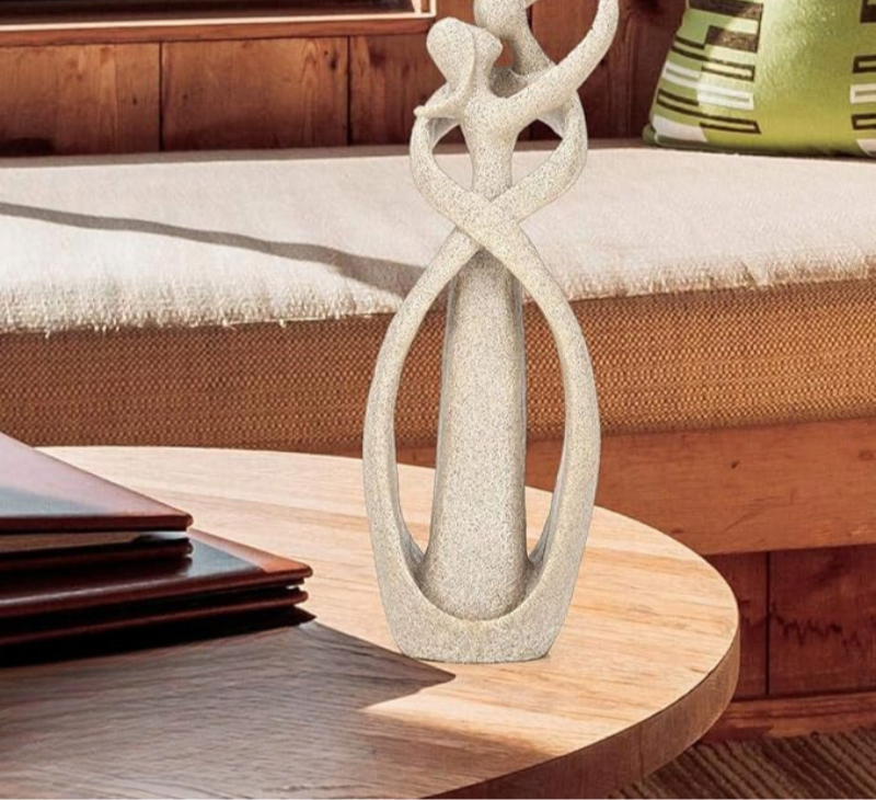 Infinity Embrace – Abstract Sculpture of Eternal Love