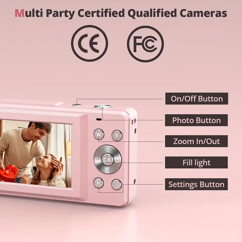 RetroSnap Digital Camera – Vintage Look with Modern Technology