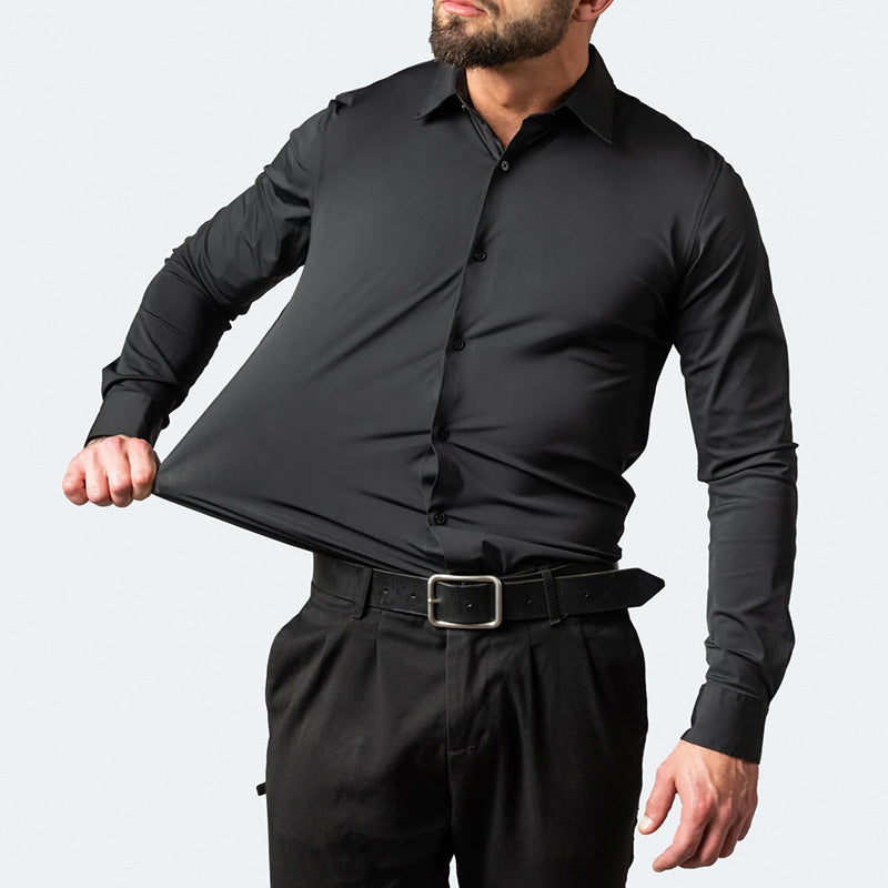 Elegant Stretch Shirt for Men – Comfort and Class