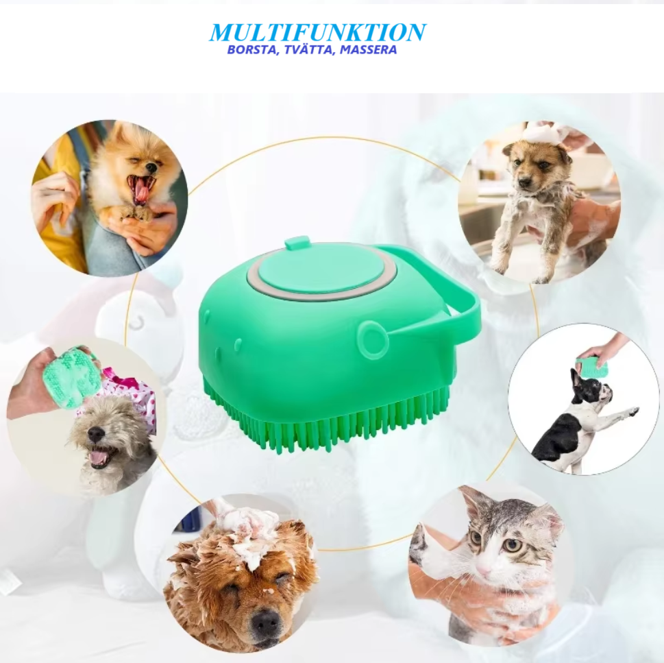 Caring Dog Bath Brush – For a relaxing bath experience