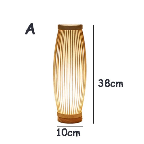 Japanese Bamboo Table Lamp – Zen Style Ambient Lighting