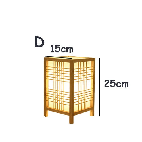 Japanese Bamboo Table Lamp – Zen Style Ambient Lighting