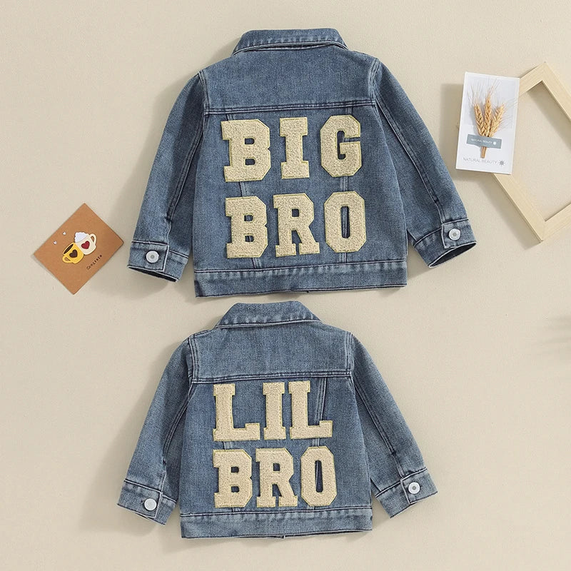 Denim Jacket for Boys - Big Bro & Lil Bro