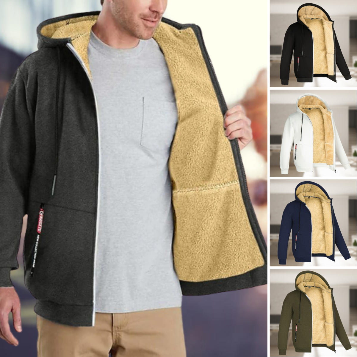 Comfortable Fleece Hoodie - Warm and Stylish
