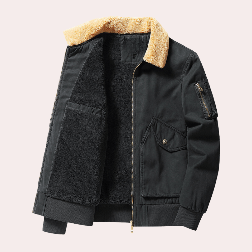 SoftNest - Bomber Jacket with Warm Lining