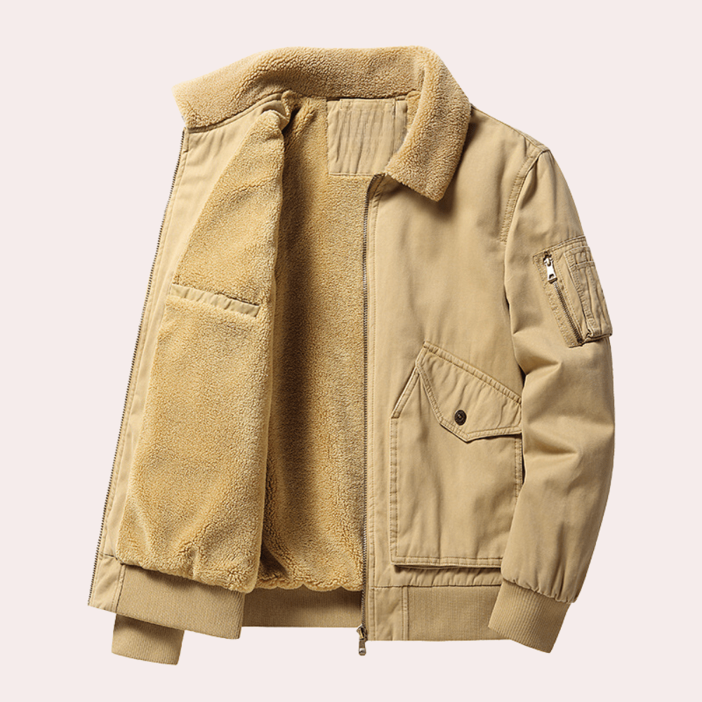 SoftNest - Bomber Jacket with Warm Lining