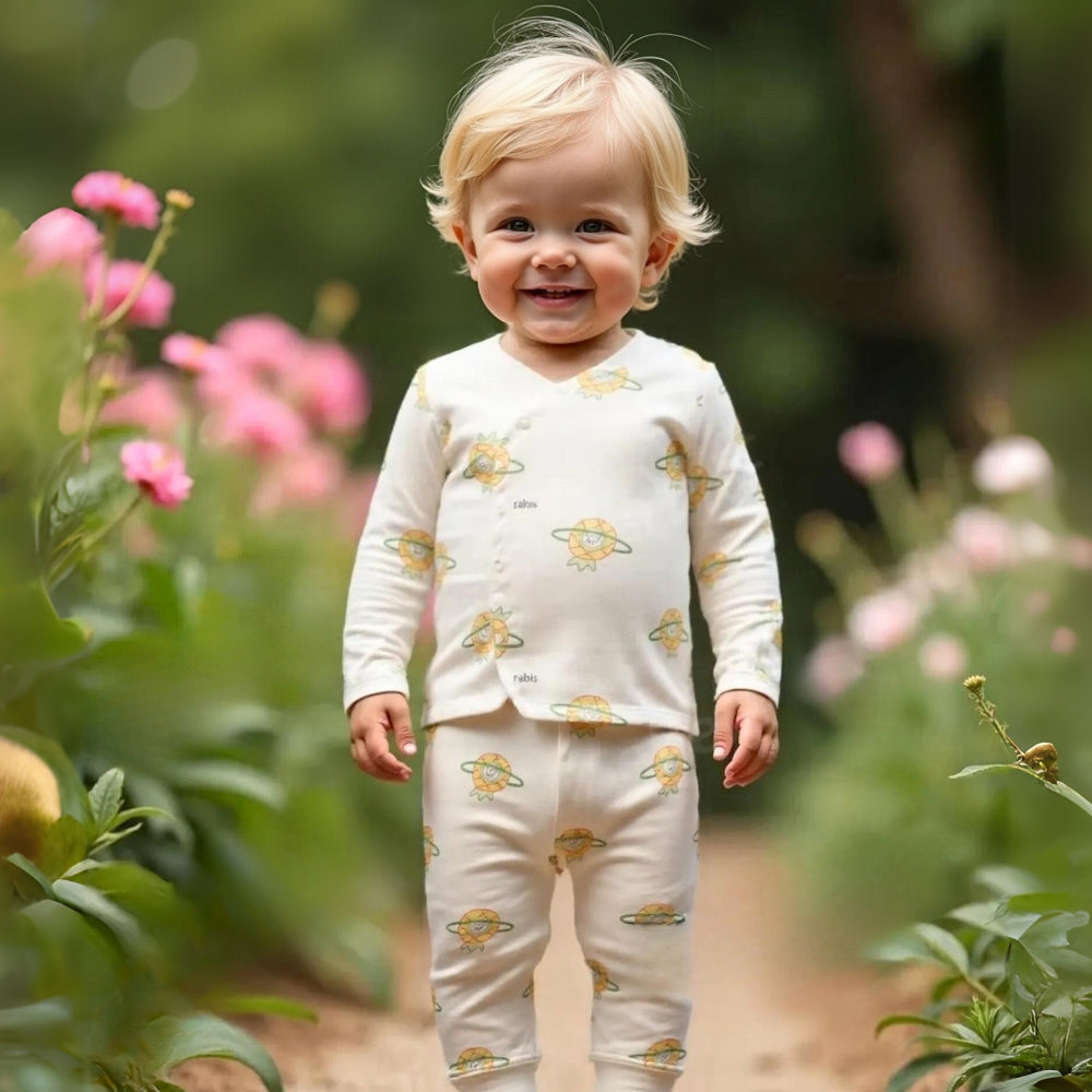 Dear Animal Print Baby Set – Comfortable and Cute Day and Night
