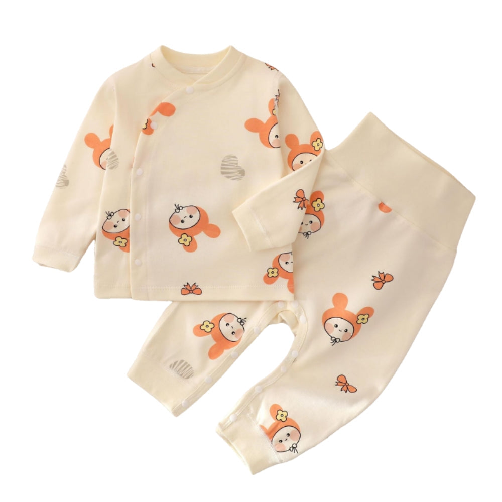 Dear Animal Print Baby Set – Comfortable and Cute Day and Night