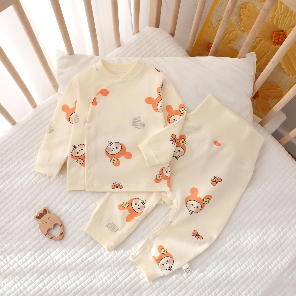 Dear Animal Print Baby Set – Comfortable and Cute Day and Night