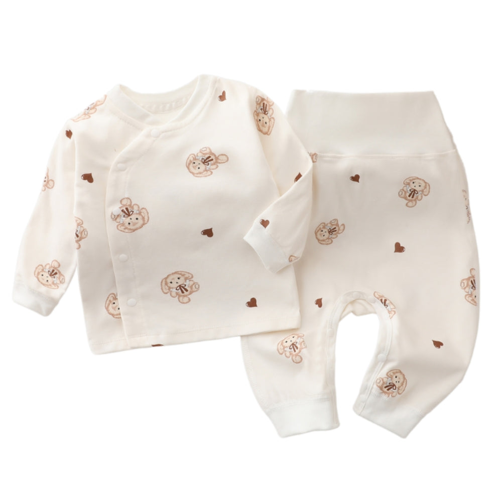 Dear Animal Print Baby Set – Comfortable and Cute Day and Night