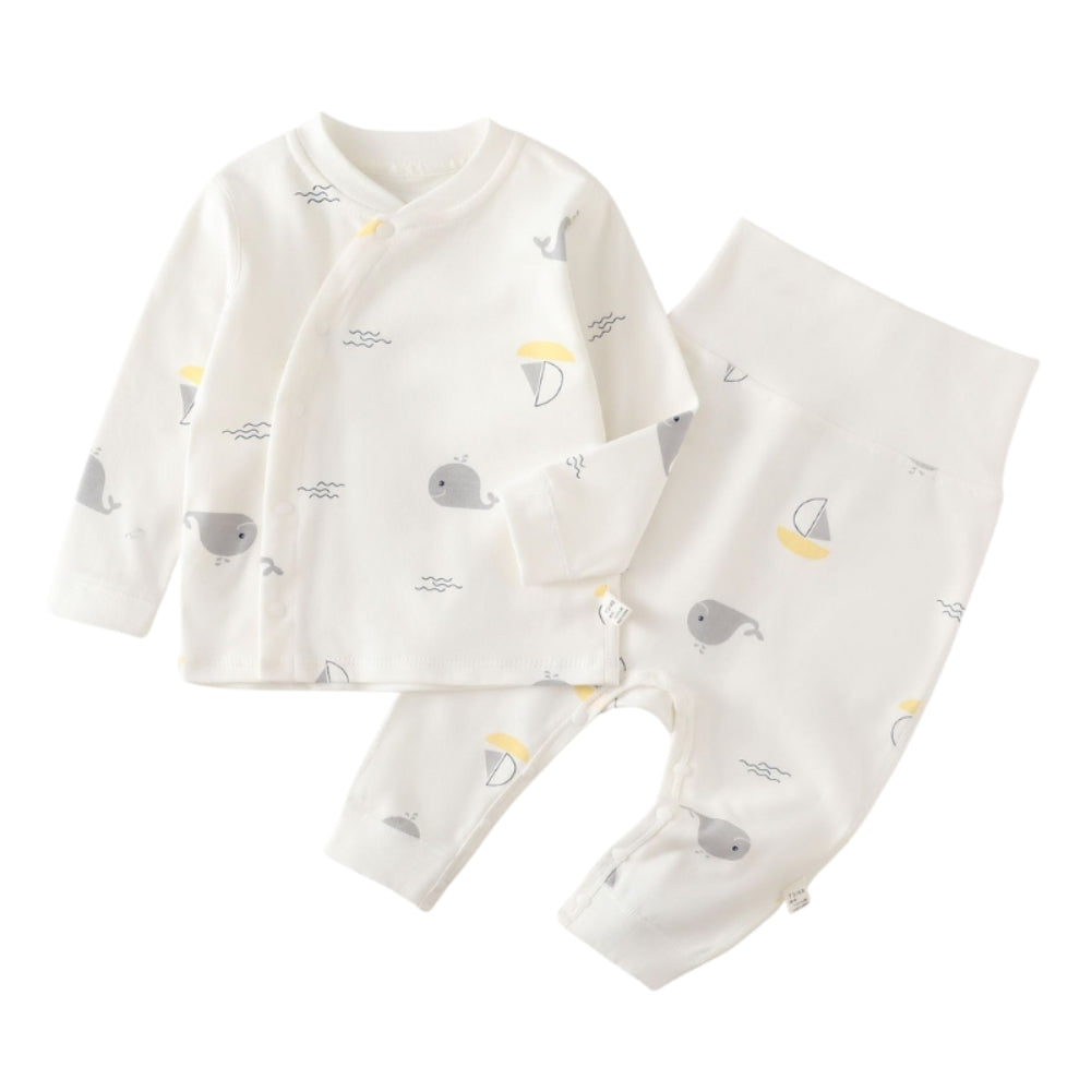 Dear Animal Print Baby Set – Comfortable and Cute Day and Night