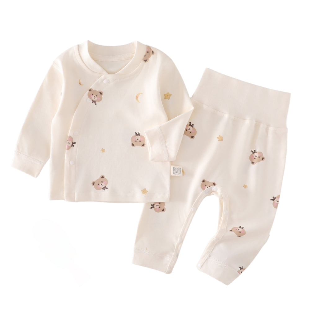 Dear Animal Print Baby Set – Comfortable and Cute Day and Night
