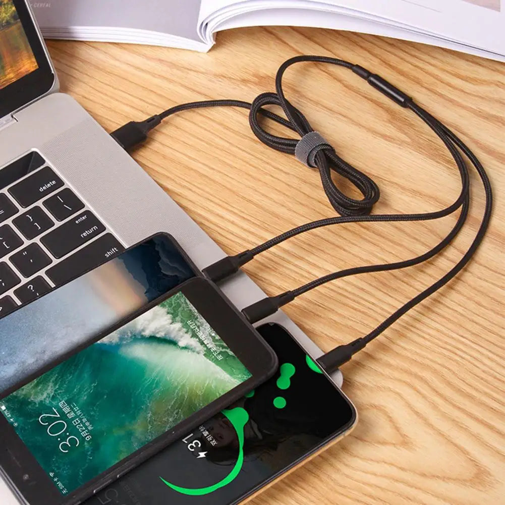FlexCharge 3-in-1 Cable – Strong, Convenient and Universal