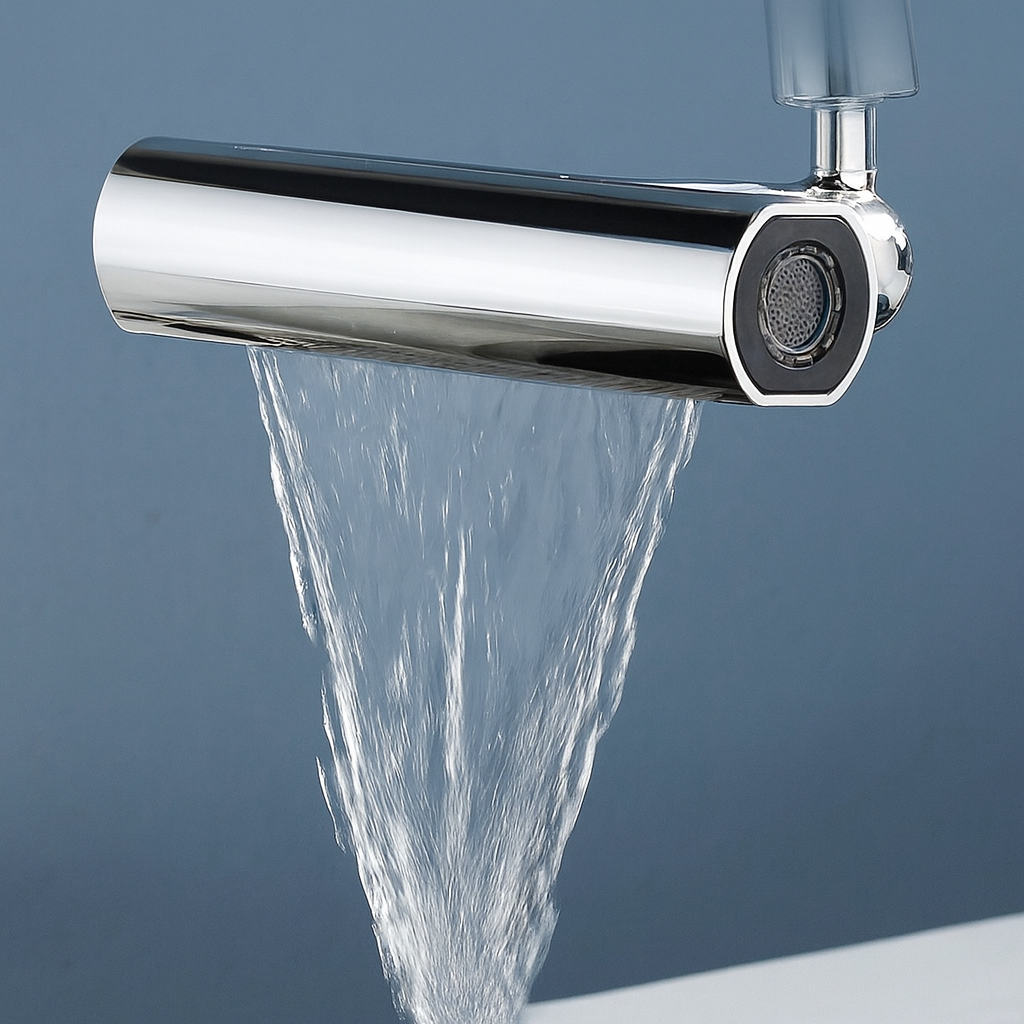 FlexiFlow Tap Attachment – 4 Settings & 360° Rotatable