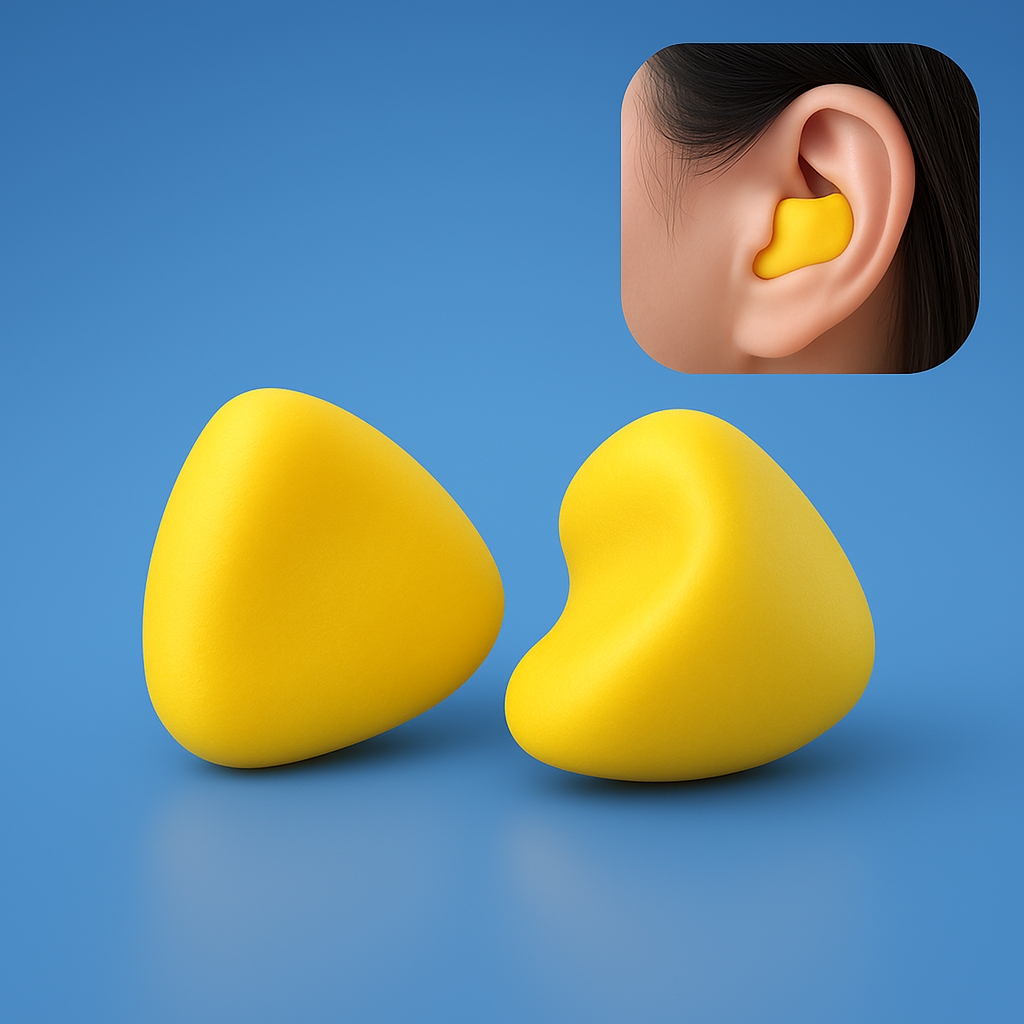 NoiseShield Earplugs – Peaceful Sleep and Complete Concentration