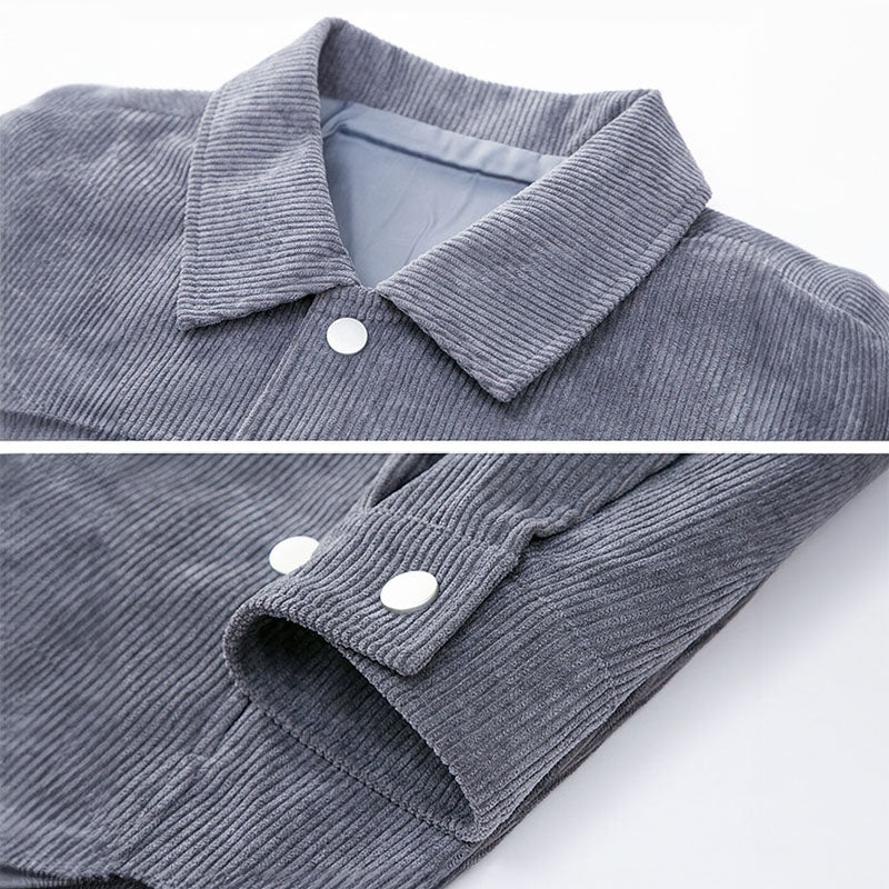Modern Corduroy Coach Jacket – Stylish Layer for Men