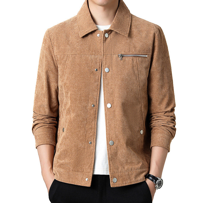 Modern Corduroy Coach Jacket – Stylish Layer for Men