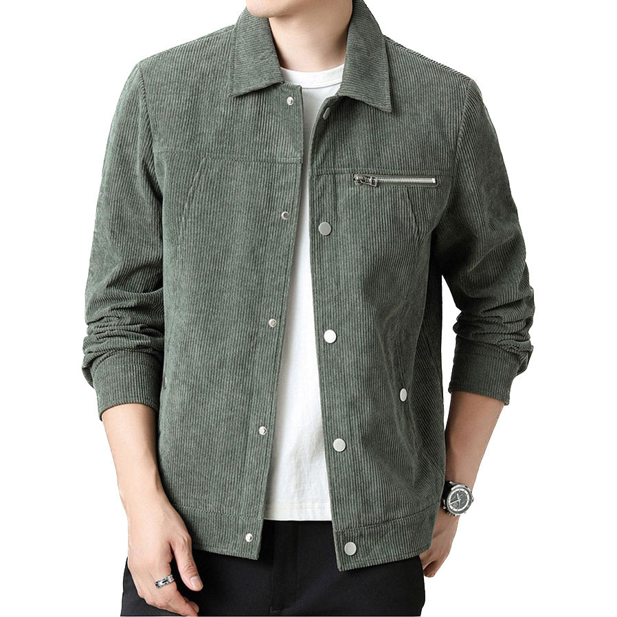 Modern Corduroy Coach Jacket – Stylish Layer for Men