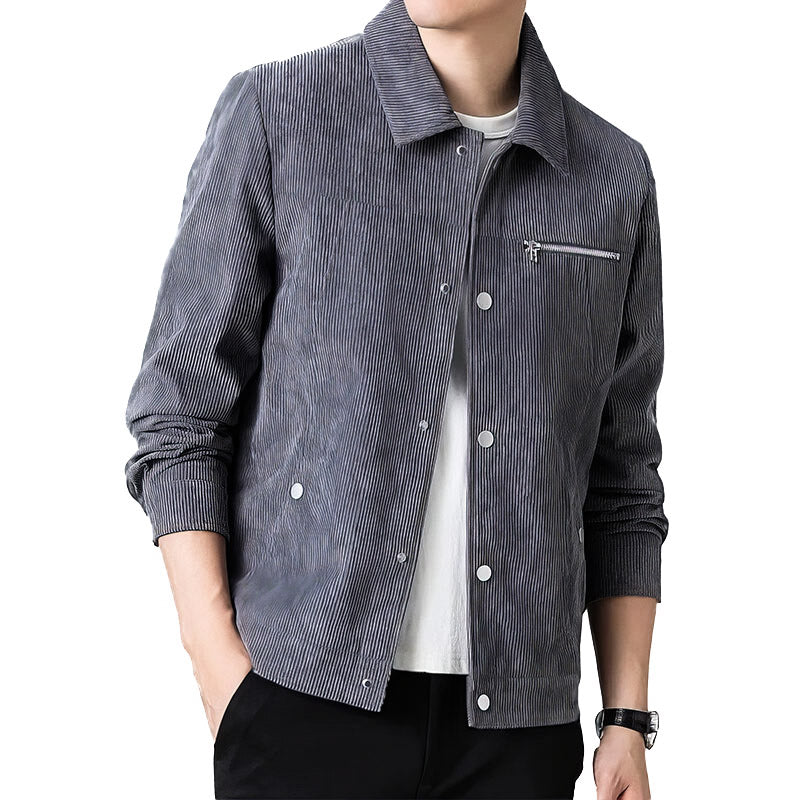 Modern Corduroy Coach Jacket – Stylish Layer for Men