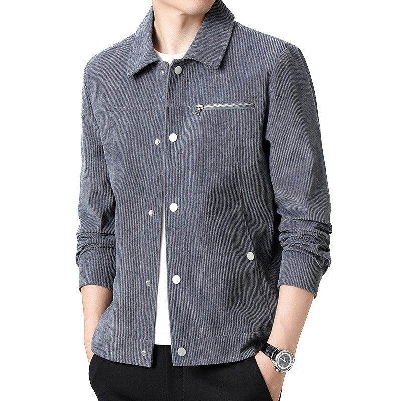 Modern Corduroy Coach Jacket – Stylish Layer for Men