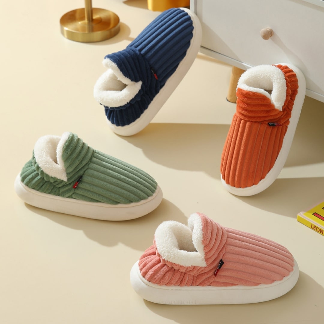 Ladies Fleece Slippers - Warm and Stylish