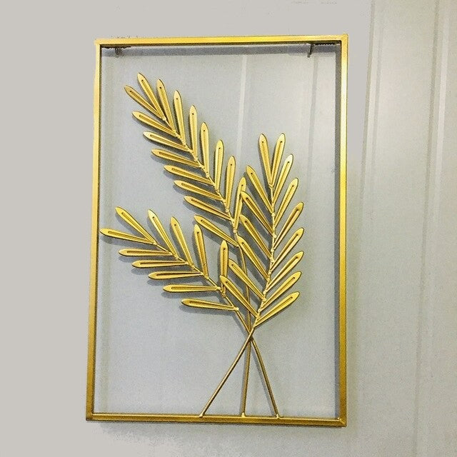 LuxiLeaf - Golden Wall Decoration