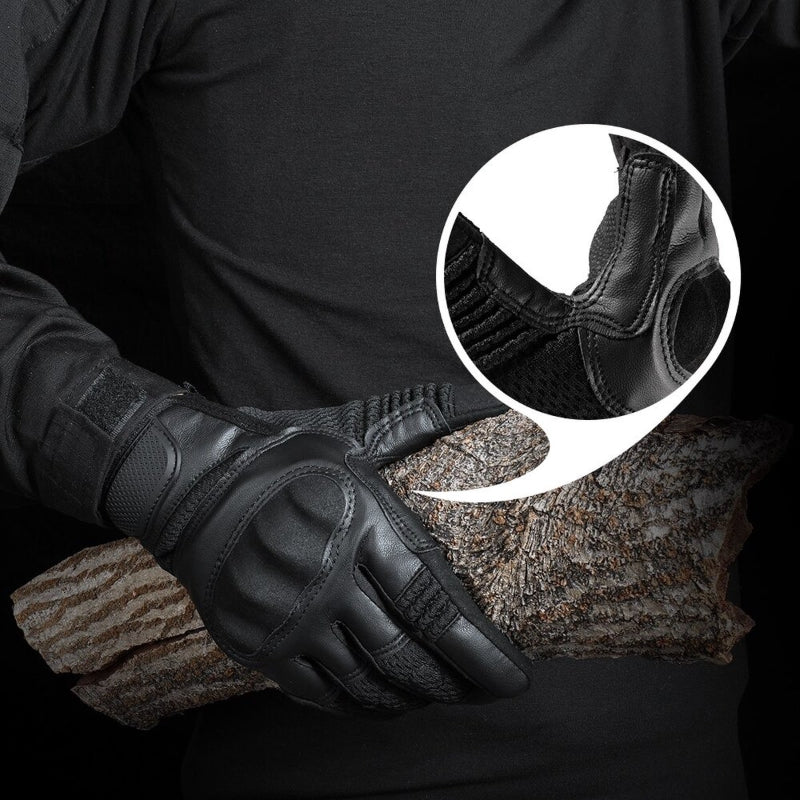 AirFlex Motorcycle Gloves – Breathable PU Leather for Comfort and Safety