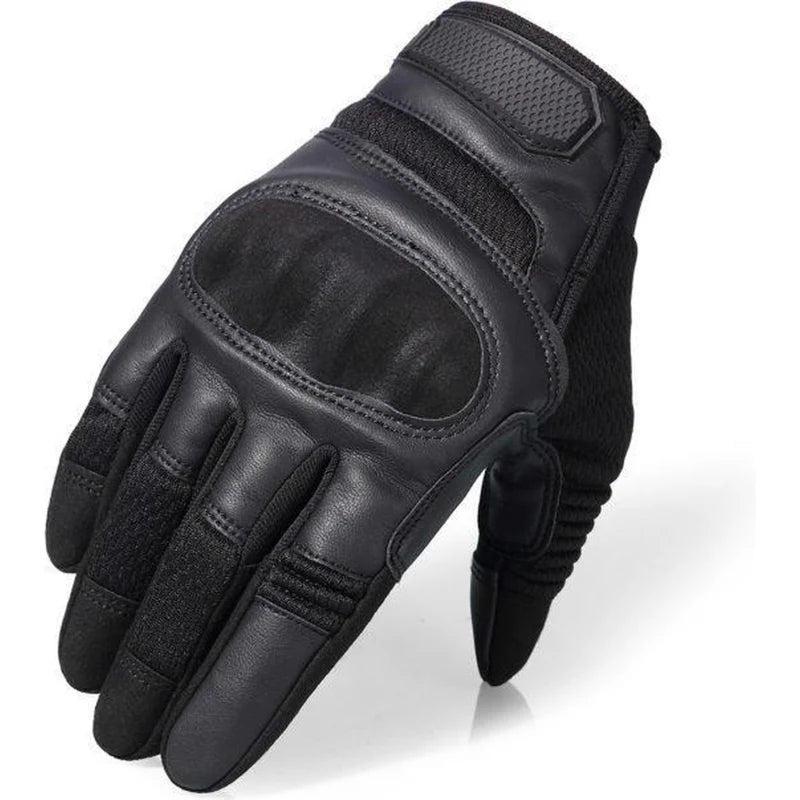 AirFlex Motorcycle Gloves – Breathable PU Leather for Comfort and Safety