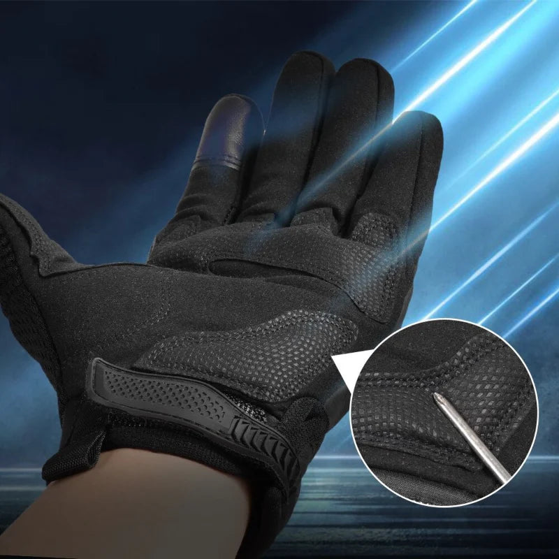 AirFlex Motorcycle Gloves – Breathable PU Leather for Comfort and Safety